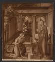 [Fra Filippo Lippi's painting Verkündigung (Annunciation) (1443–1450)]