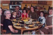 Family Eating Grapefruit