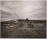 Sea coal camp, Lynemouth, Northumberland