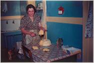 Mom with Chiffon Cake