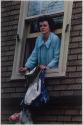 Mom Hanging Laundry