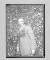 [portrait of a man in garden]