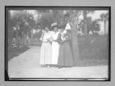 [portrait, three women]