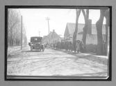 Little convent children on way to church at St Benoit