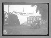 [sign "Welcome Glidden Tourists Better Roads For 1912"]