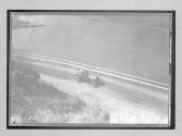 [auto racing by river "#15"]