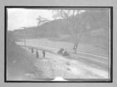 [auto racing by river "#4"]