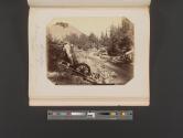 Indian River, near Sitka, Alaska. The Old Water Wheel.