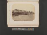 Chief Yan-a-tchoo's village. War canoes. Yakutat, Alaska.