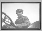 [close-up of auto racer]
