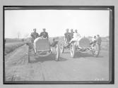 [two lined on country road]