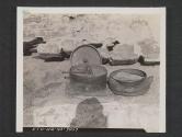 [British beach mine partly disassembled to its construction. Used by U.S. Engineers in mine demolition training in England. 7th Engr Regt, 5th Inf Div, Blackpool Sands, Devon, England.]