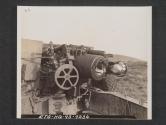 [Close-up of breech block on 155 mm. Howitzer photographed on firing range in United Kingdom.  B Battery, 21st FA BN, 5th Inf Div., near Annalong, County Down. No. Ireland.]