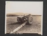 [Side view of 105 mm. Howitzer, M-3, being used on a range in the united Kingdom. Cannon Co., 11th Inf regt., 5th Inf Div. Near Annalong, County Down, No. Ireland.]