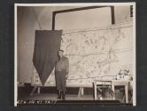 [Maj Gen S. Leroy Irwin, Washington, D.C., lecturing on logistics to a weekly class held for oficers of his unit. 5th Inf Div., Newcastle, County Down, No. Ireland.]