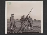 [A 50 cal. Machine gun on a ground mount. 5th Inf Div, St. John's Point, County Down, No. Ireland.]