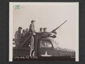 [Infantrymen with a 50 cal. machine gun mounted on a 6x6 truck. 5th Inf Div, St. John's Point, County Down, No. Ireland.]