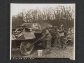[Gas school in Northern Ireland. Demonstration of Second Echelon decontamination of a vehicle which has been gassed. 5th Inf Div, Seaforde, Co. Down, No, Ire.]