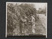 [Gas school in Northern Ireland. Men practicing personal decontamination.  5th Inf Div, Seaforde, Co. Down. No. Ire.]