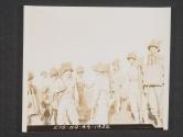 [General view of camouflaged members of an Engr assult section. 7th Engr BN. 5th Inf Div., near Dundrum. Co. Down, Northern Ireland.]