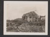 [American engineers repair a bridge at Gironville, France, over which armor and other vechicles will soon pass in support of the drive which is clearing all France of German troops.]