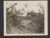 [Infantryman in foreground and six others taking cover against bank await signal to move forward during U.S. advance toward Mozelle river in France.]