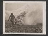 [Smoke put is placed to cover Sauer River crossing by Cpl Harry Elam, of Alief, Texa, with 5th Infantry Division,]
