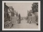 [5th Infantry Division, 3rd US Army Infantryman, stand guard at road block in Castellaun, Germany. (m)   11th Inf Regt., 5th Inf Div, TUSA, Castellaun, Germany.]