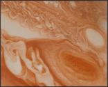 Jupiter Great Red Spot and White Ovals