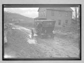 [auto driving on muddy road]
