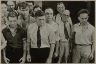 Still photo from "Native Land" Trade Union scene