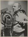 [Paul Strand with Leo Hurwitz on the set of "Native Land" N.Y.]