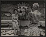 Picture taking at the ancient Temple of Quetzalcoatl. Two Chicago stenographers on vacation.