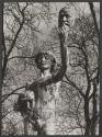 "Marchand de Masques," Gambelta et Hugo, Jardins du Luxembourg, sc: Zacharie Astruc