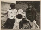 [Two women with a small child, Mexico]