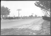 [specatators along racecourse]