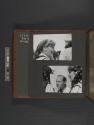[Marion Michelle talking and smiling] \ [Marion Michelle talking to a man and woman]