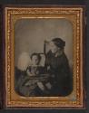 [Woman with ill child]