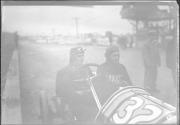 [Auto racers at track "Abbott Aftron #32"]