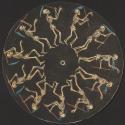 [Skeleton with scythe; babies and windmills]