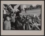 David Hilliard at Yale during Black Panther rally