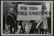 [New York Radical Feminists at women's liberation rally, New York, New York]
