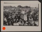 [People holding protest signs at the March on Washington, Washington DC]
