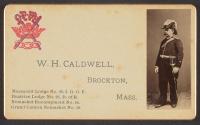 [Warren H. Caldwell in Odd Fellows dress uniform]