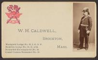 [Warren H. Caldwell in Odd Fellows dress uniform]