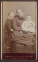 [Woman and two children]