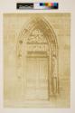Niederhaslach, church, detail, door