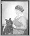 [Helen Keller with Scottish Terrier]