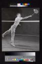 [Badminton (photograph taken with electronic flash)]