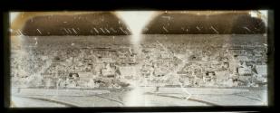 The City of Troy and Town of West Troy Looking West from the University.